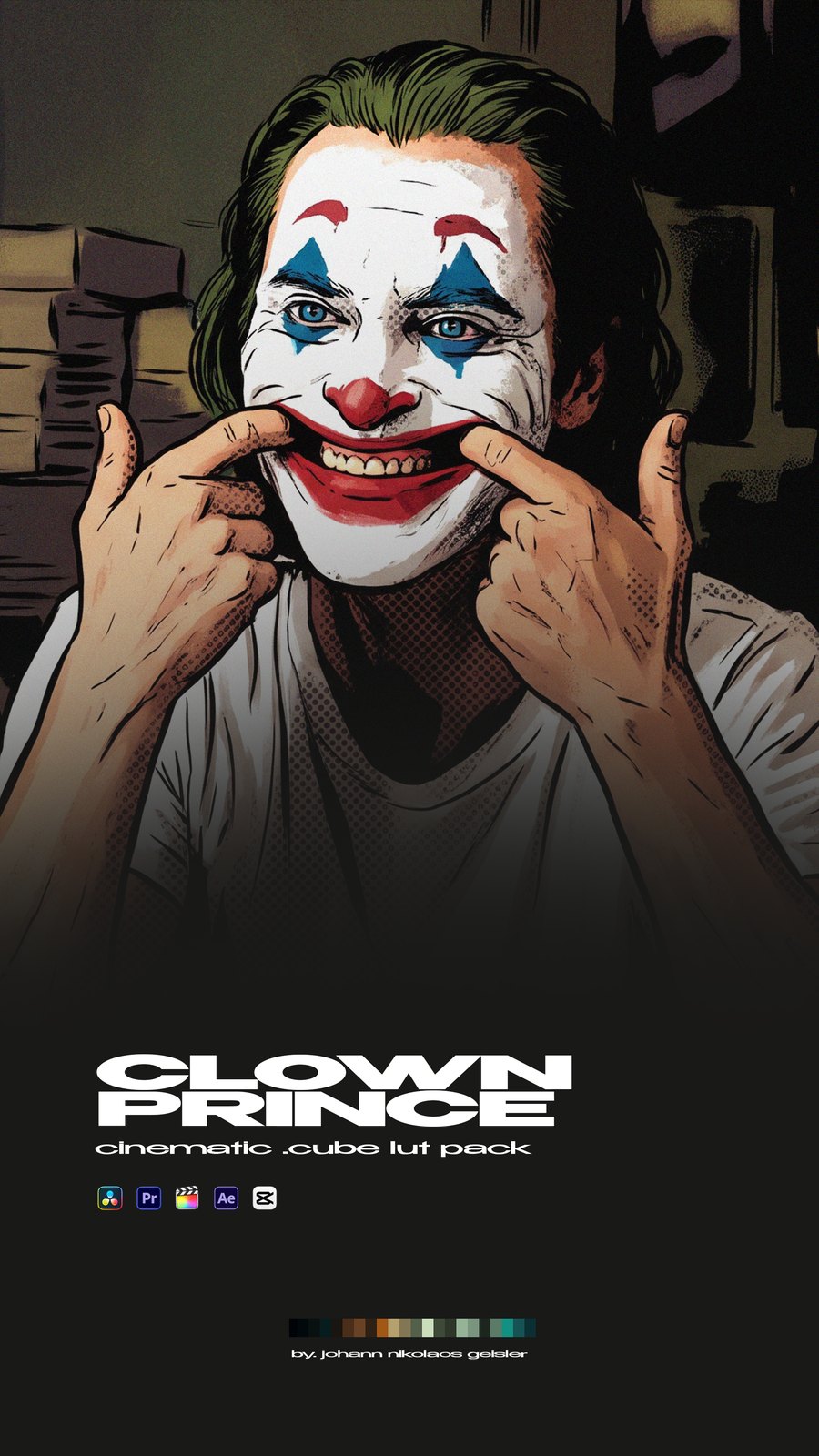 Clown Prince – cinematic .cube lut pack
